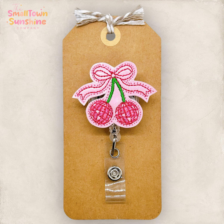Disco Ball Cherries Badge Topper