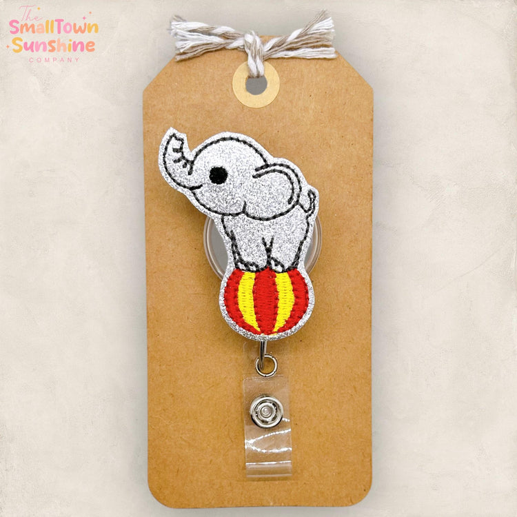 Circus Elephant Badge Topper