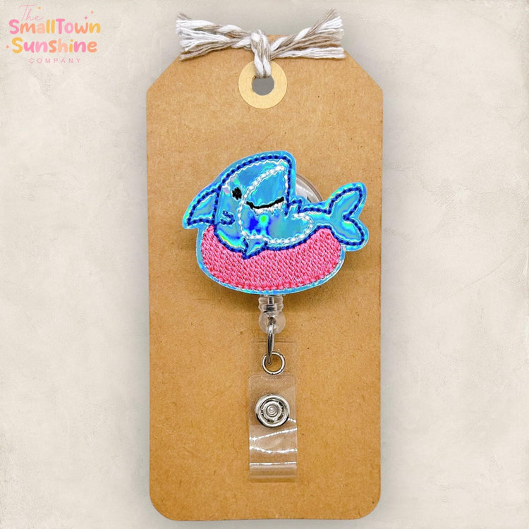 Shark Float Badge Topper