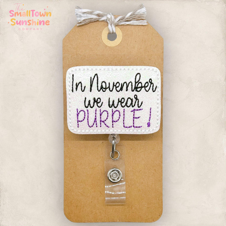 In November We Wear Purple