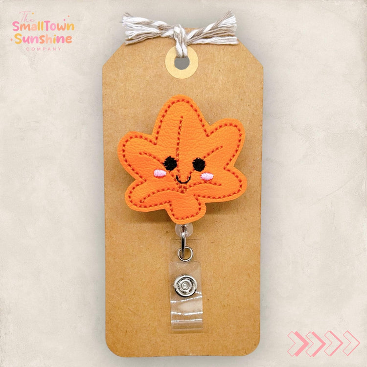 Autumn Leaf Badge Topper