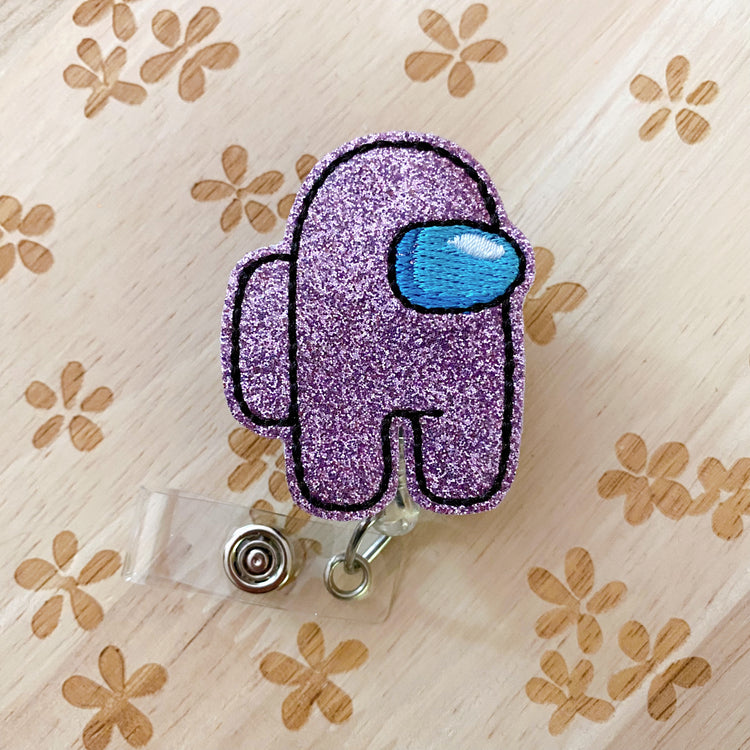 Purple Imposter Removable Badge Topper