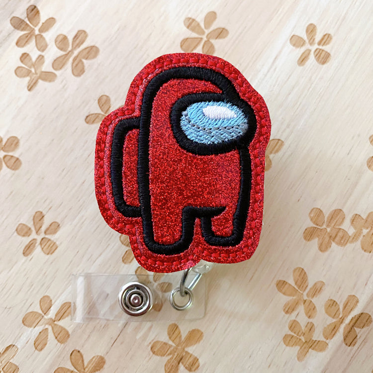 Large Red Imposter Removable Badge Topper
