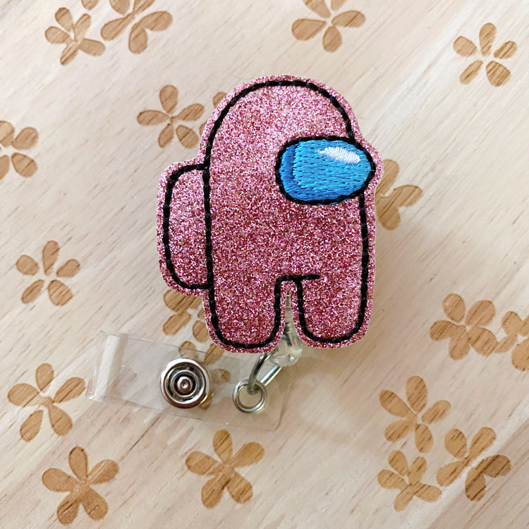 Pink Imposter Removable Badge Topper