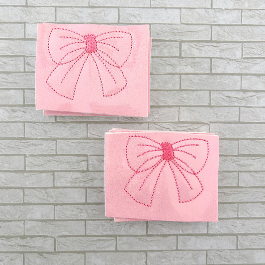 Destash - Pink Coquette Bow Feltie