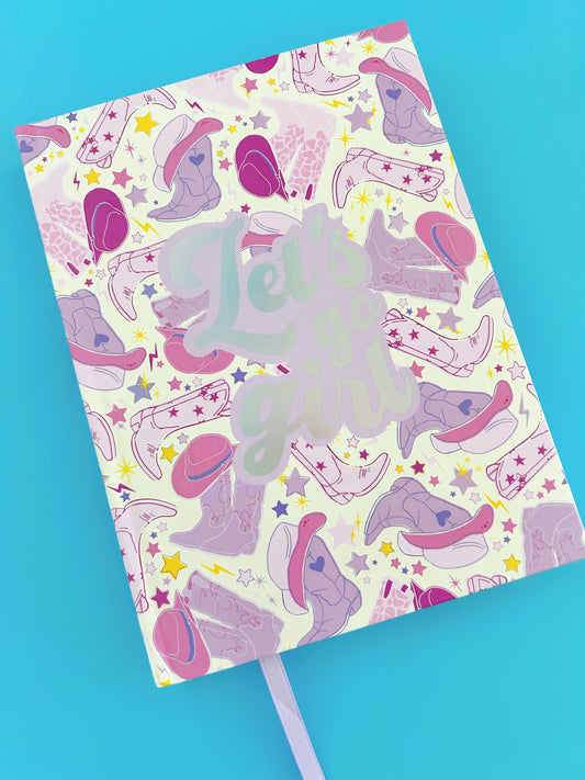 Let’s Go Girl Hardcover Notebook
