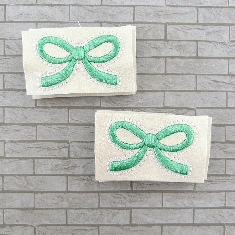 Destash - Mint Coquette Bow Feltie