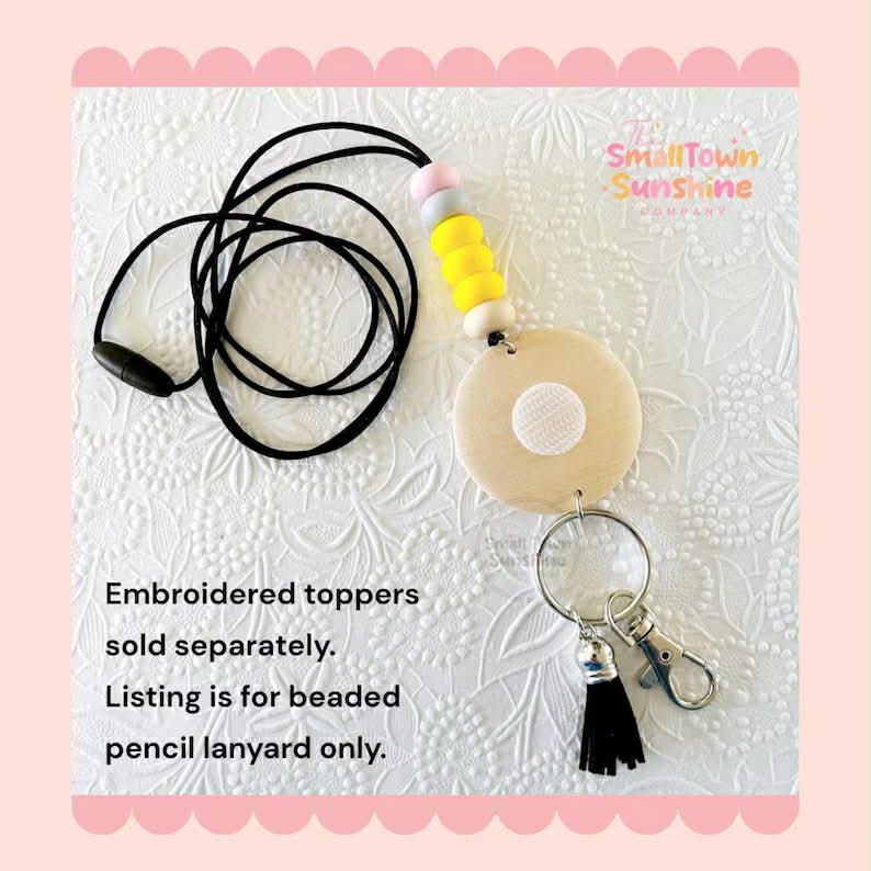 Interchangeable Beaded Lanyard