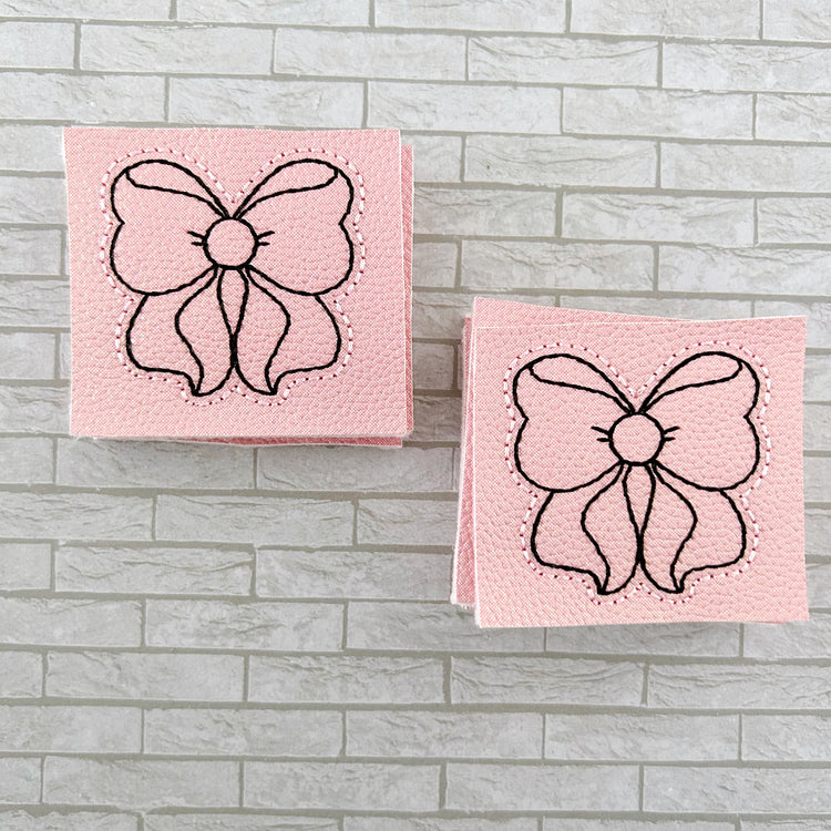Destash - Pink Coquette Bow Feltie (style 4)