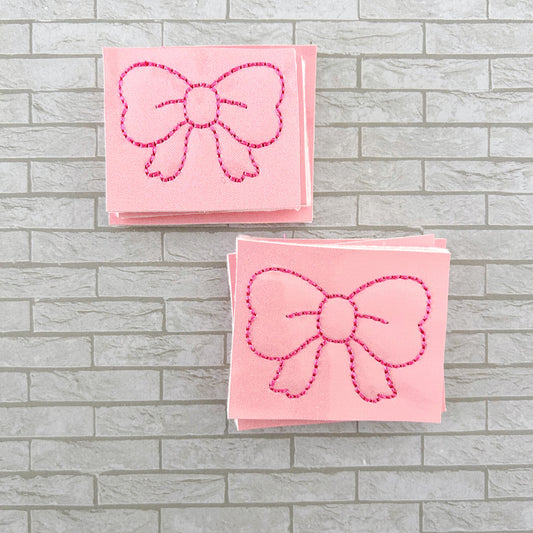 Destash - Pink Coquette Bow Feltie (style 2)