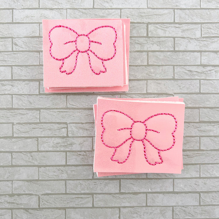 Destash - Pink Coquette Bow Feltie (style 2)