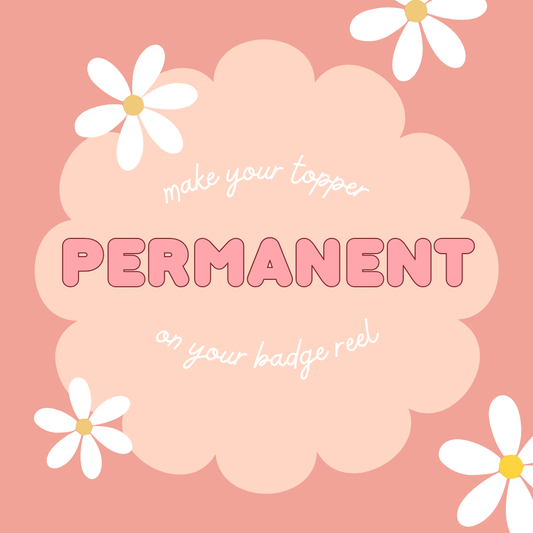 Permanent Badge Reel Base Options