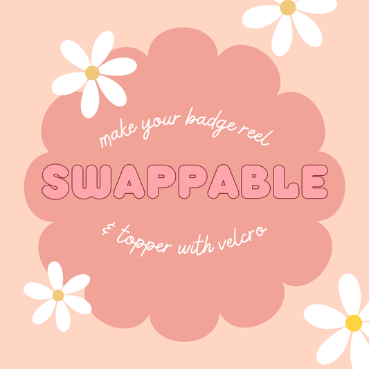 Interchangeable Badge Reel Base Options