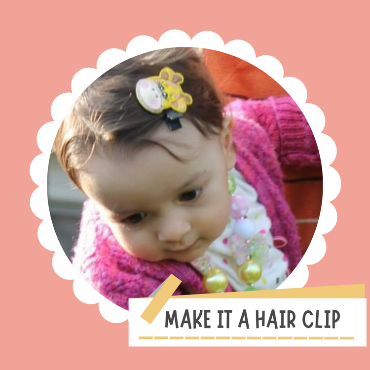 Make it a Hair Clip - Alligator Clip Add On