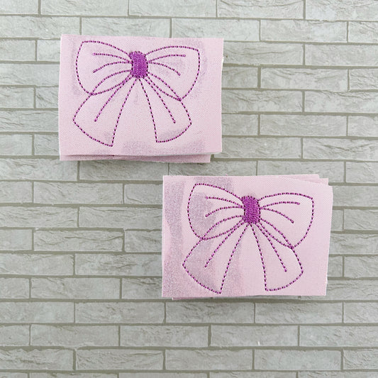 Destash - Purple Coquette Bow Feltie