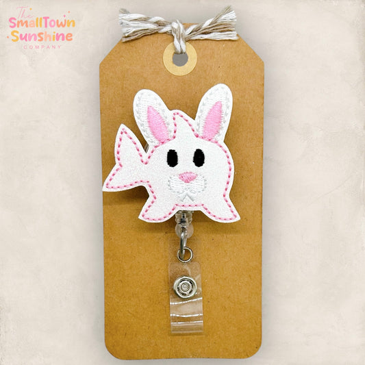 White Bunny Shark Badge Topper | EXCLUSIVE