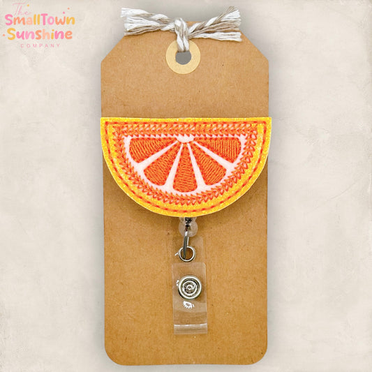Orange Slice Badge Topper