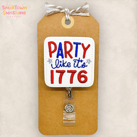 Party Like It’s 1776 Badge Topper