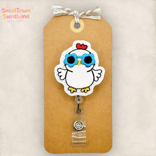 Groovy Chicken Badge Topper
