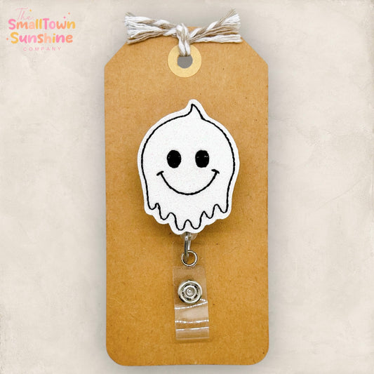 Happy Ghost Badge Topper