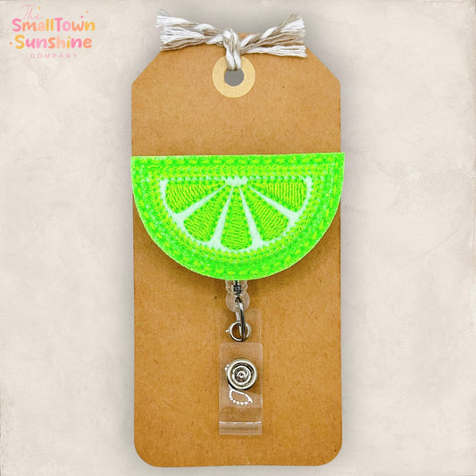 Lime Slice Badge Topper