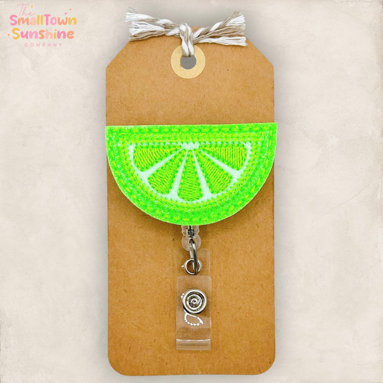 Lime Slice Badge Topper