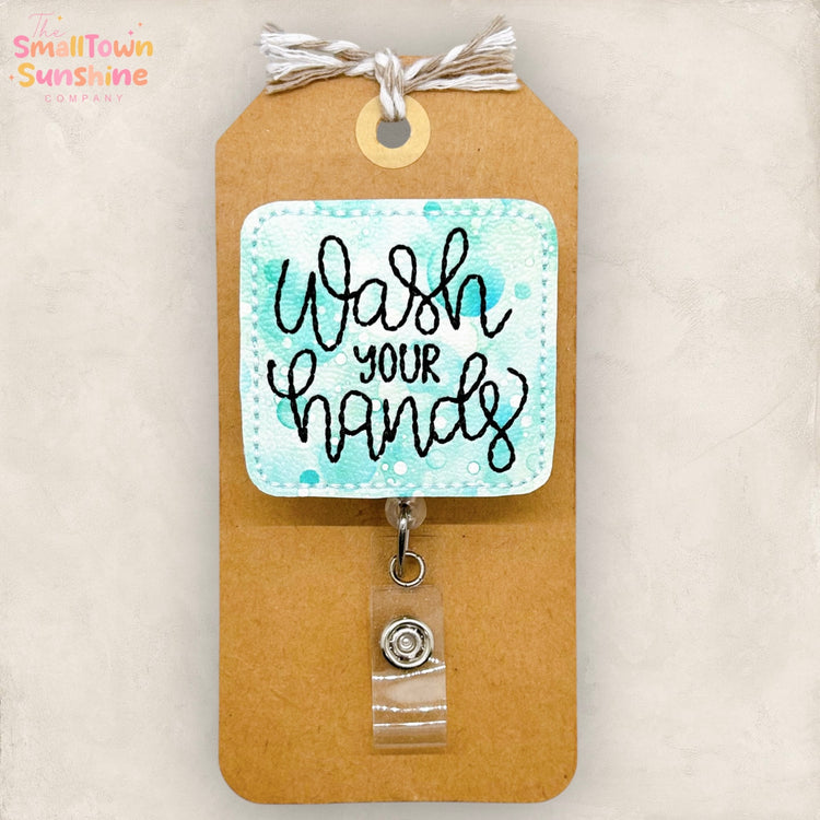 Wash Your Hands Badge Topper