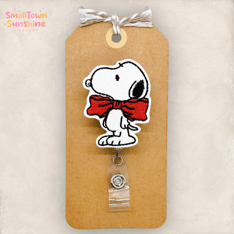 Christmas Beagle Badge Toppers