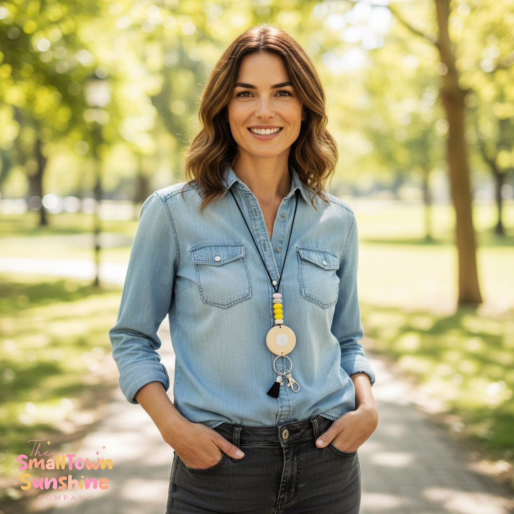 Interchangeable Beaded Lanyard