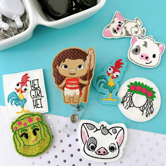 Island Princess Badge Toppers
