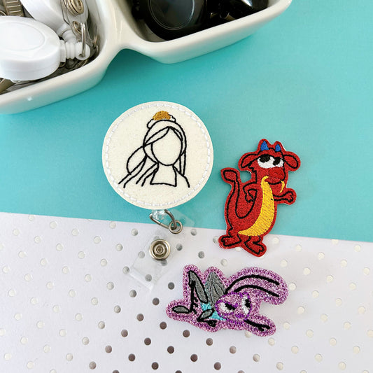 Mulan Badge Toppers