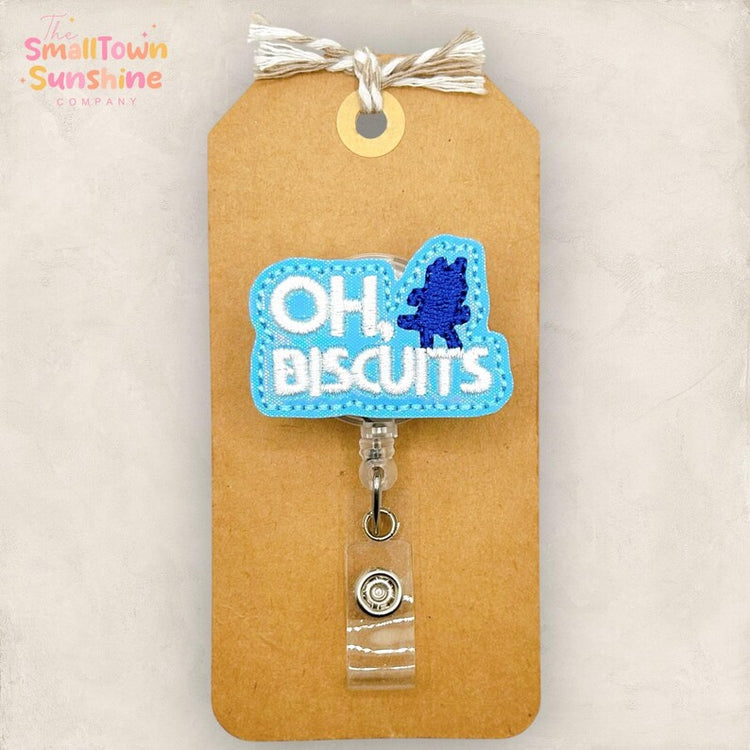 Oh Biscuits Badge Topper