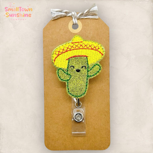 Sombrero Cactus Badge Topper