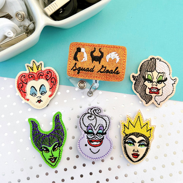 Villains Badge Toppers