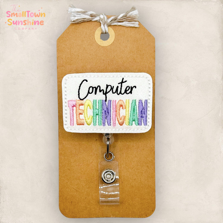 Computer Technician Badge Topper