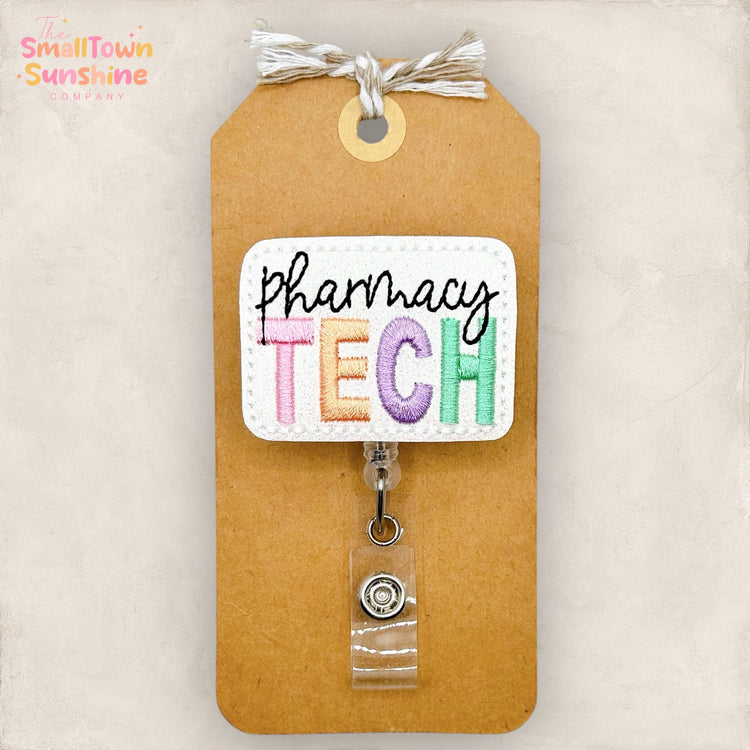 Pharmacy Tech Badge Topper