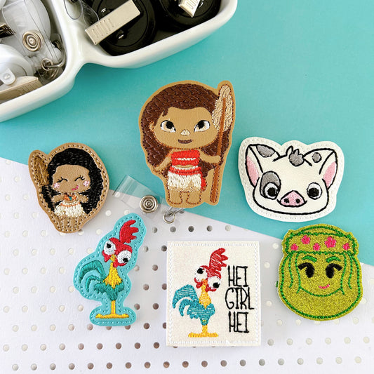 Island Princess Badge Toppers