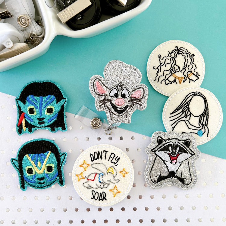 Magical Movies Badge Toppers