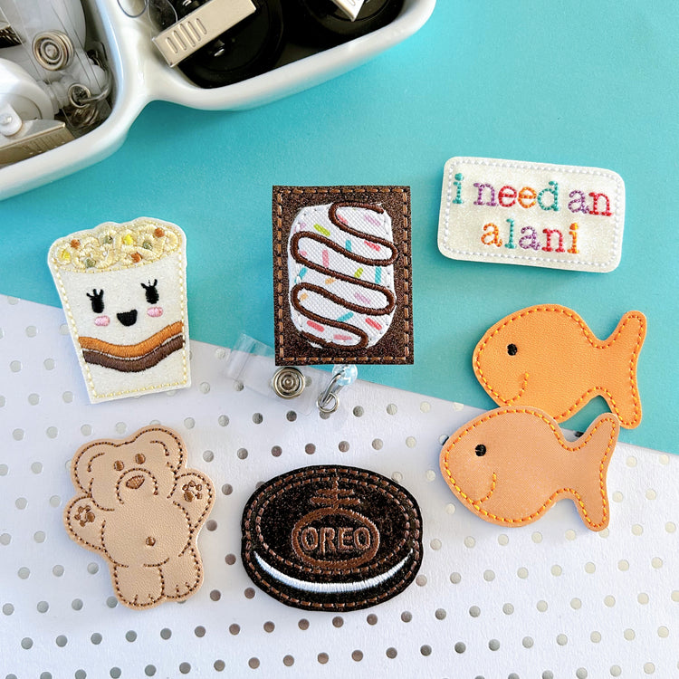 Fun Snacks Badge Toppers