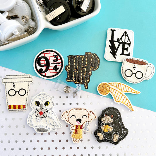 Wizarding Badge Toppers