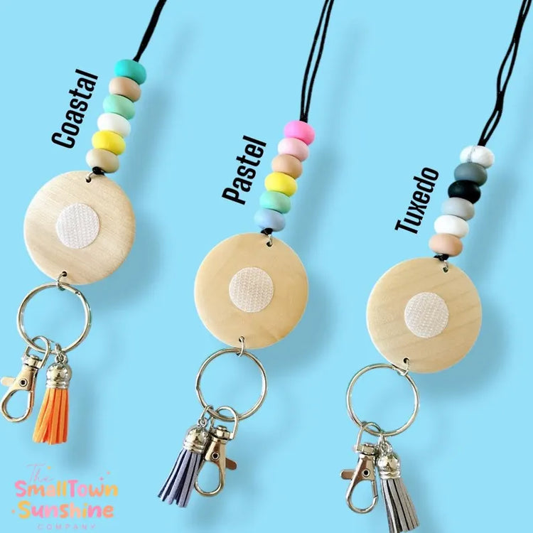 Interchangeable Beaded Lanyard for Badge Toppers