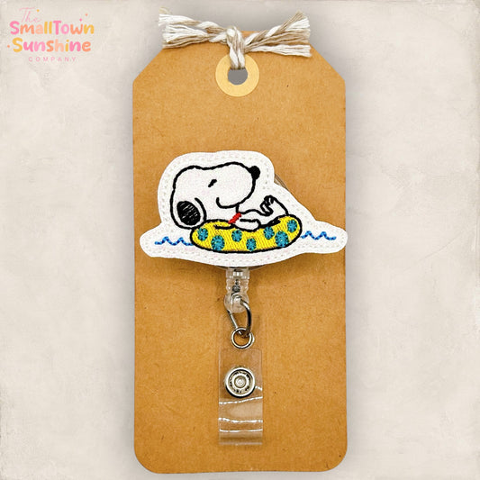 Floating Beagle Badge Topper