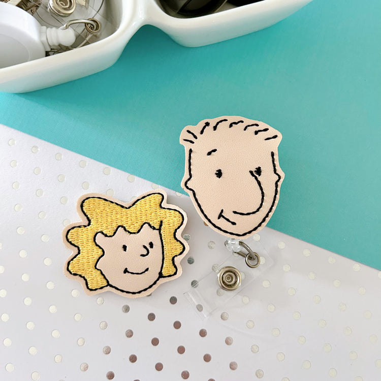 90s Cartoon Badge Toppers