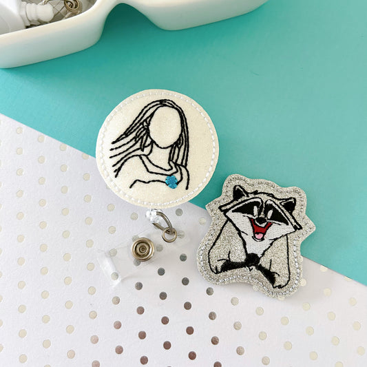 Native American Princess Badge Toppers