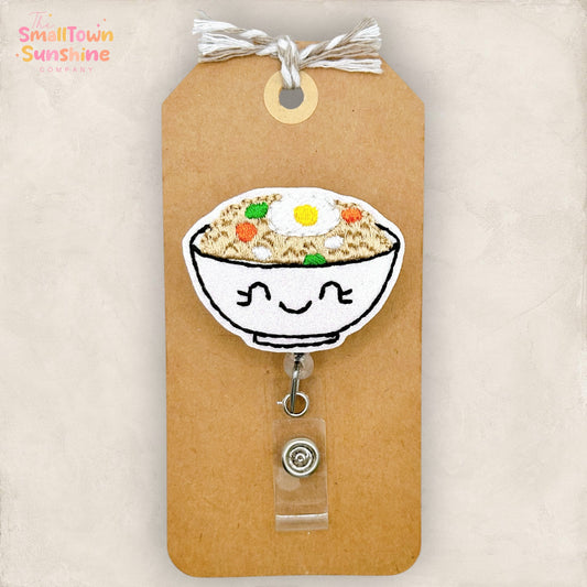 Fried Rice Bowl Badge Topper