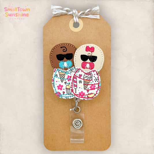 Stay Cool Summer Babies Badge Topper