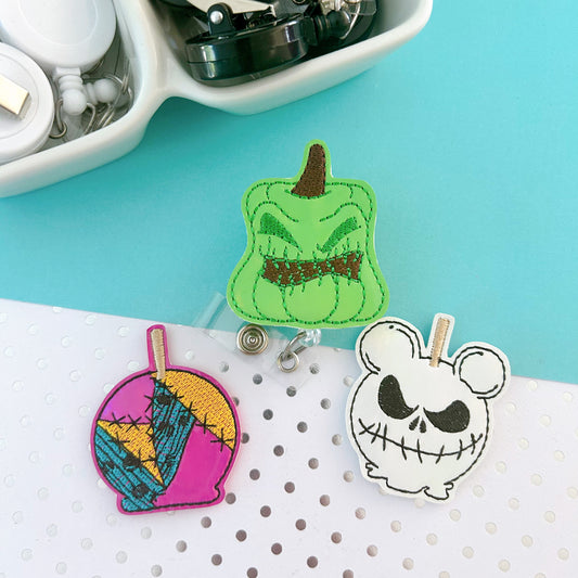 Nightmare Halloween Treats Badge Toppers