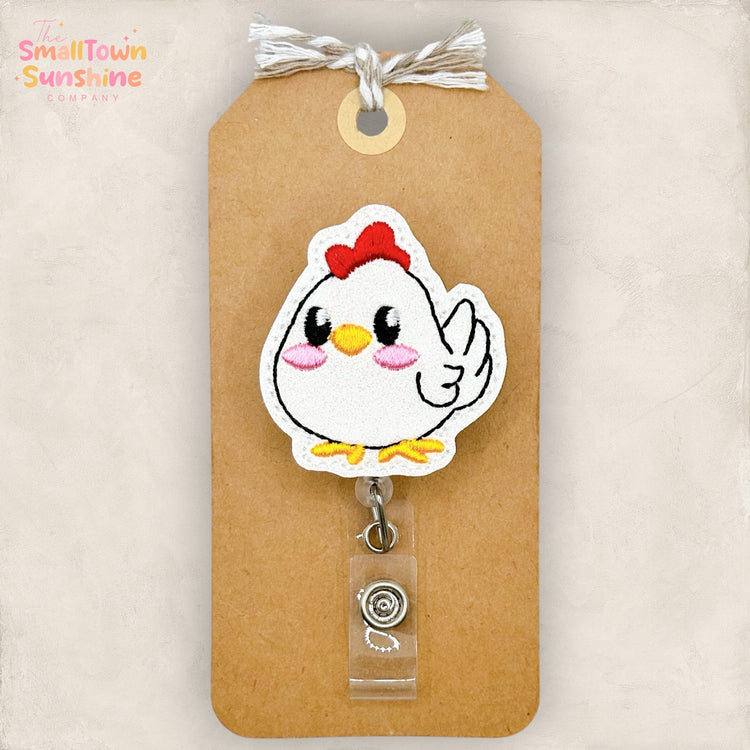 Cute Chicken Badge Topper