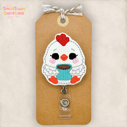 Coffee Chick Badge Topper