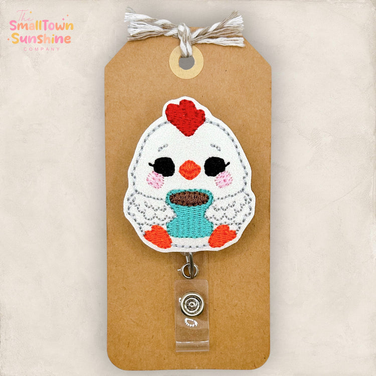 Coffee Chick Badge Topper
